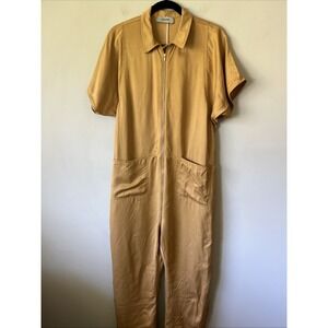 Rachel Comey Barrie Jumpsuit Coverall Workwear Size 8 Silky Zip Front  Viscose